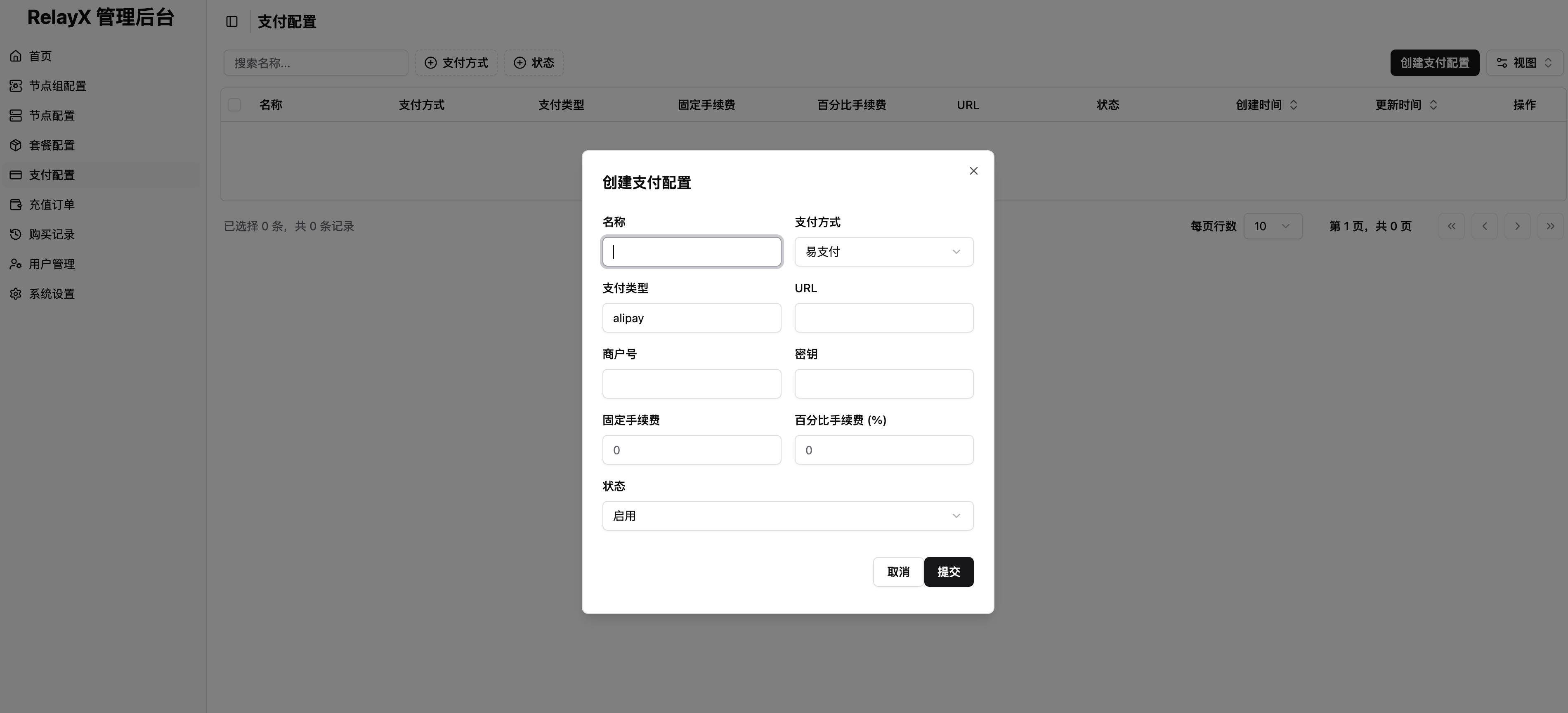 支付方式